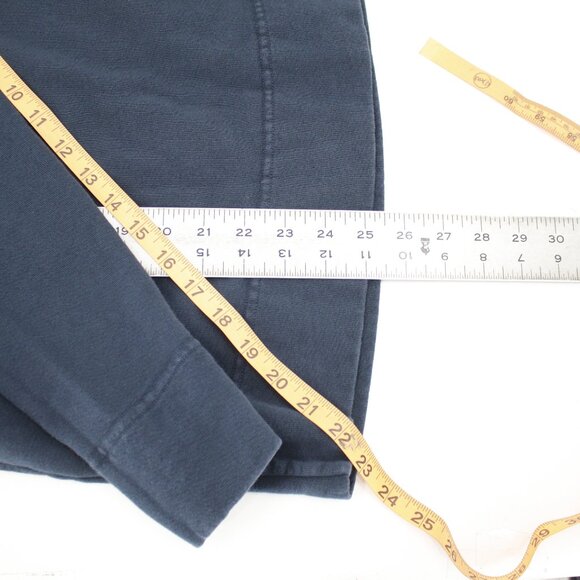 Buck Mason Sweatshirt Mens XS Long Sleeve Pullover Crewneck Cotton Blend blue - Picture 8 of 10